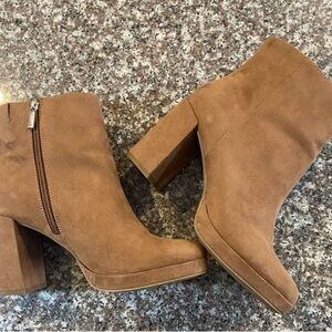 a new day Brown  Heeled Boots